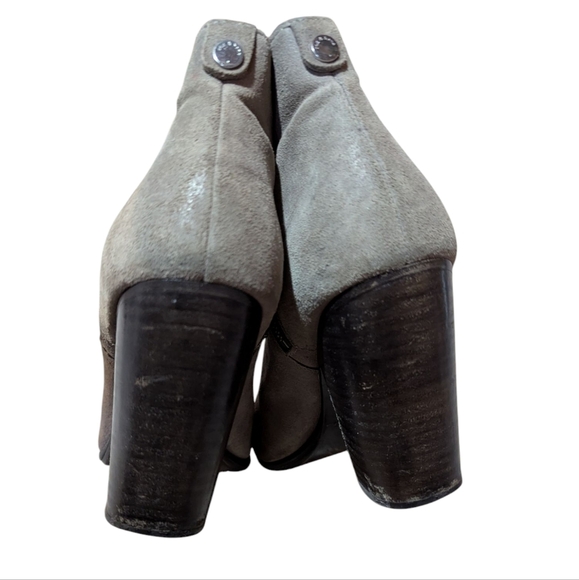 Rag & Bone Margot Suede AnkleBooties Size 40 US 10 Warm Grey Suede - Picture 9 of 10